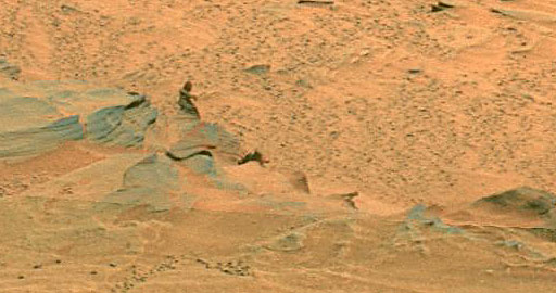 The form of woman on Mars