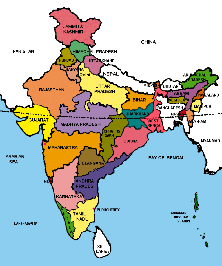 Political Map of India